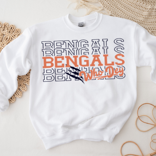 Who Dey Bengals Sweatshirt – Busy Bee Boutique